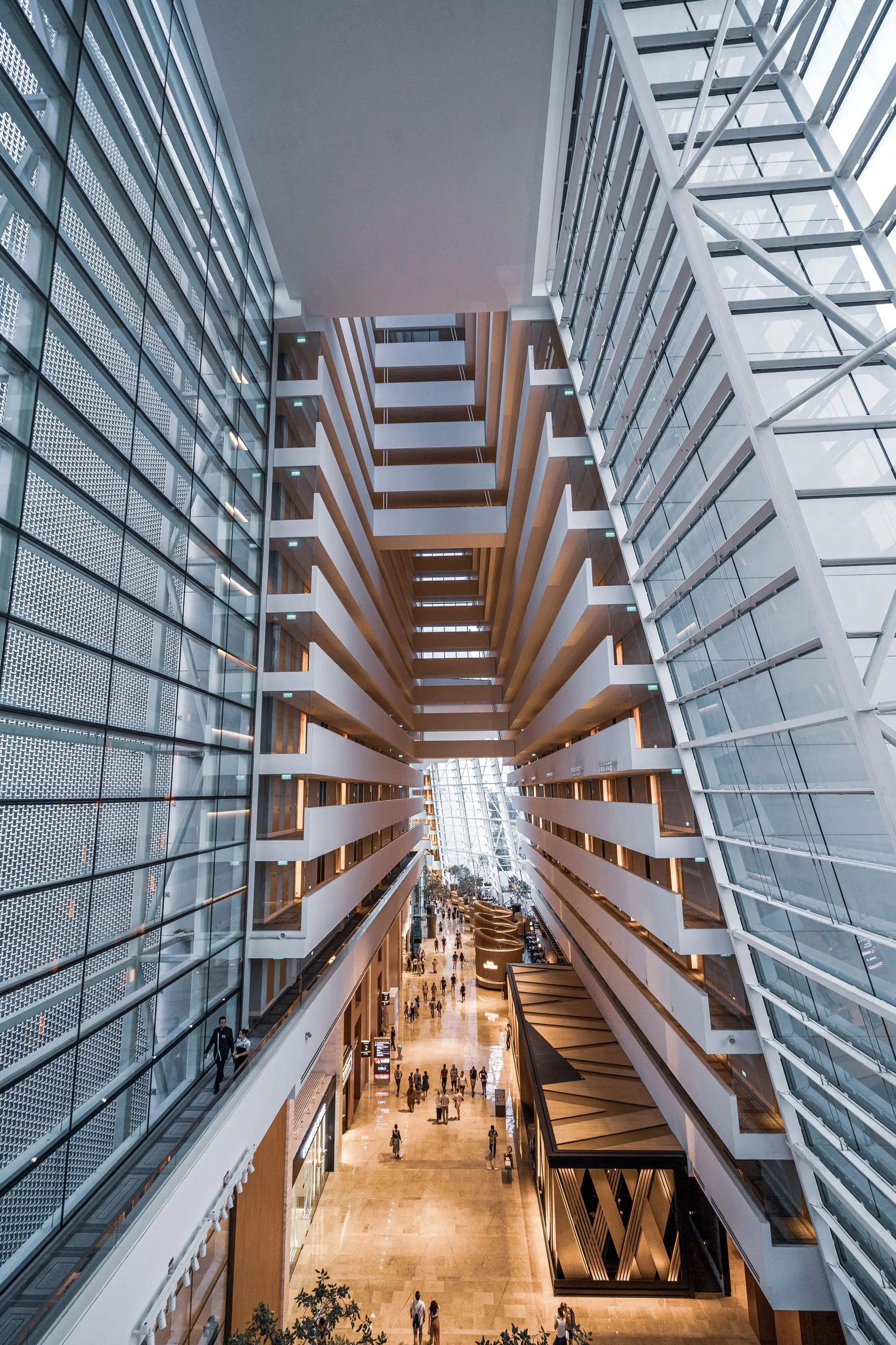 Futuristinen Marina Bay Sands arkkitehtuuri Singaporessa