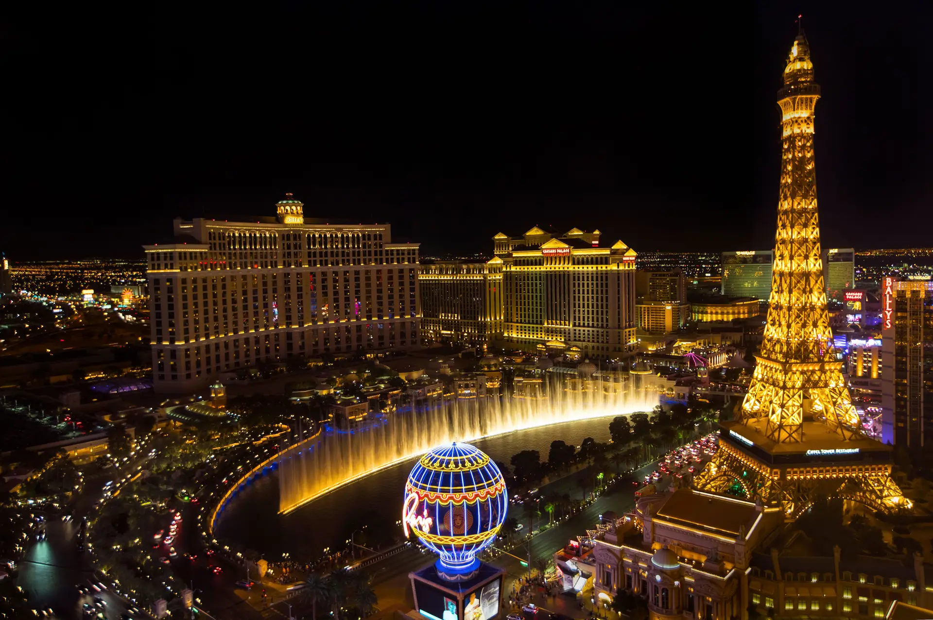 Las Vegas Stripin iltavalot